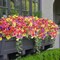 16 Bundles Colorful UV-Resistant Artificial Spring Flowers – Outdoor Faux Plants for Porch, Garden, and Window Boxes